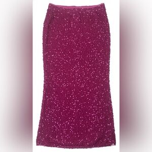 Sparkling Pink Sequin Skirt